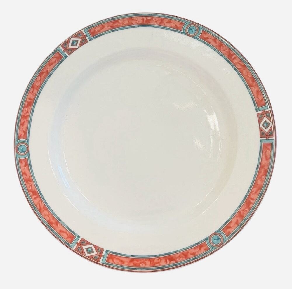 Vintage Villeroy & Boch RIALTO Pattern Dinner Plate 10 1/2” Round Porcelain Disc